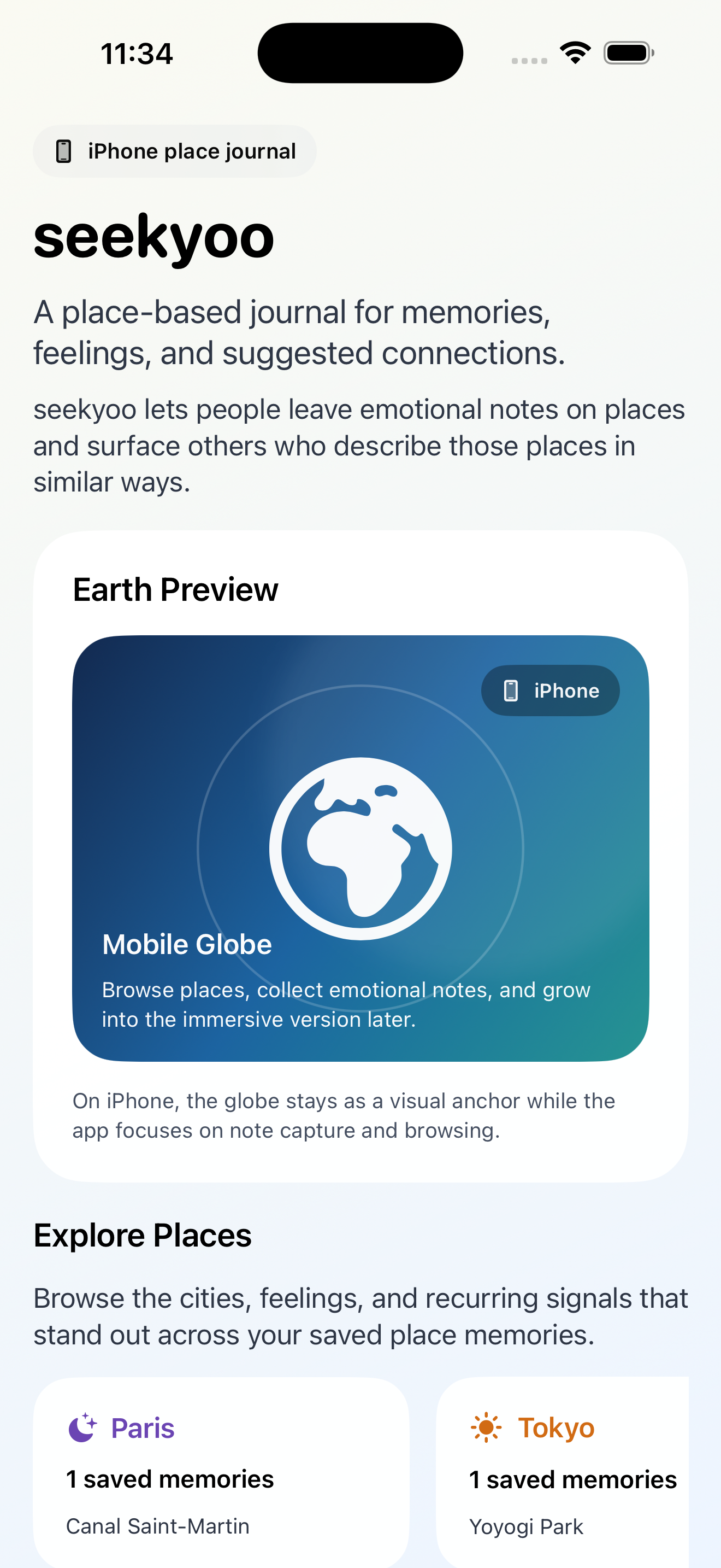 seekyoo iPhone insights screen screenshot